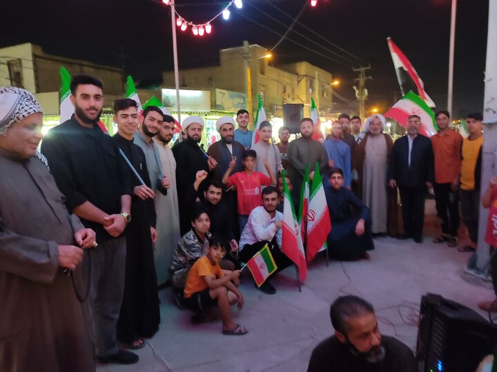 تصاویر/تداوم حضور طلاب مدرسه علمیه امام علی بن ابی طالب (ع) اهواز در تجمعات خیابانی