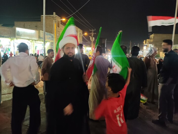 تصاویر/تداوم حضور طلاب مدرسه علمیه امام علی بن ابی طالب (ع) اهواز در تجمعات خیابانی