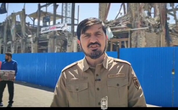شیعیان پاکستان پای کار حسینیه اعظم زنجان آمدند+ فیلم