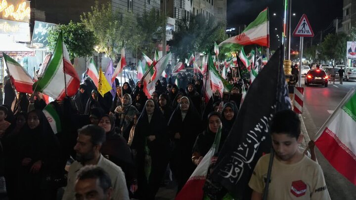 تصاویر/ موج هشتادم جهاد مقدس خیابانی مردم ولایت‌مدار باقرشهر و کهریزک