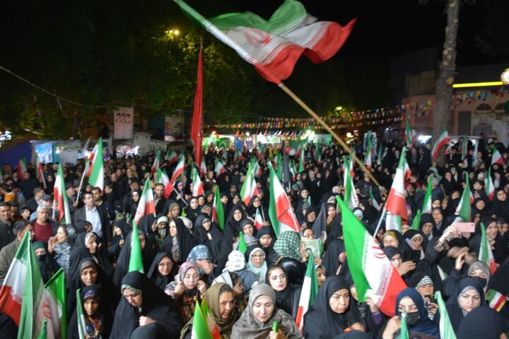تصاویر/ موج هشتادم جهاد مقدس خیابانی مردم ولایت‌مدار مراغه
