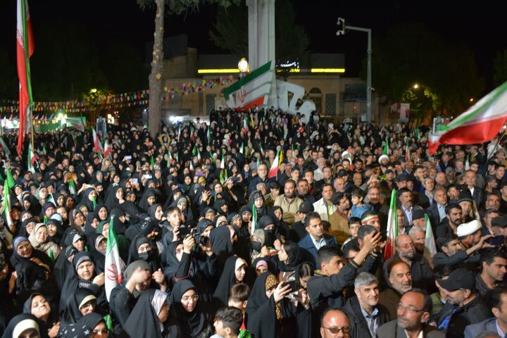 تصاویر/ موج هشتادم جهاد مقدس خیابانی مردم ولایت‌مدار مراغه