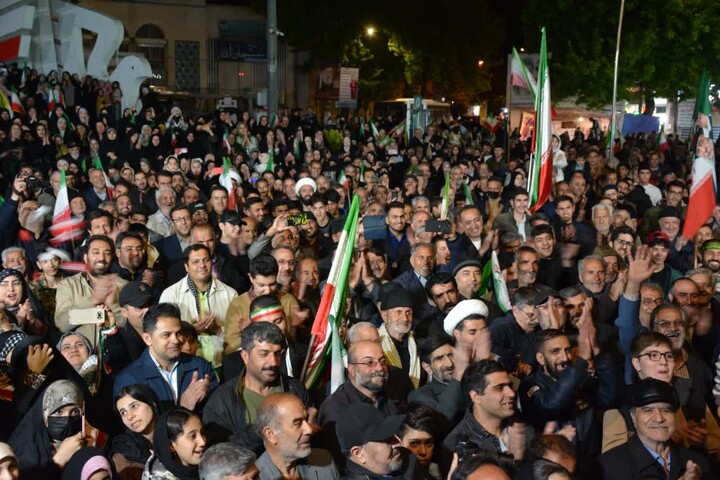 تصاویر/ موج هشتادم جهاد مقدس خیابانی مردم ولایت‌مدار مراغه