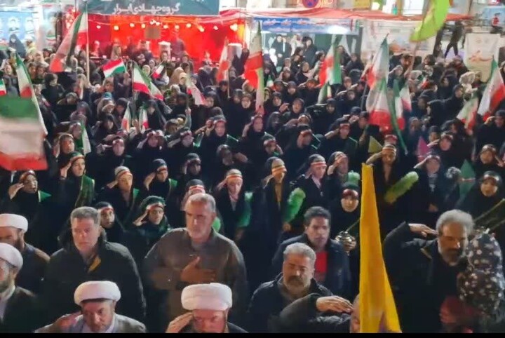 تصاویر/ موج هشتادم جهاد مقدس خیابانی مردم ولایت‌مدار خرمدره