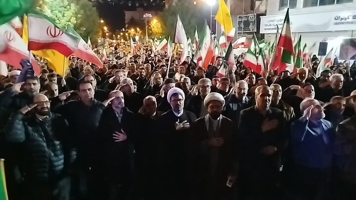 تصاویر/ موج هشتادم جهاد مقدس خیابانی مردم ولایت‌مدار خرمدره