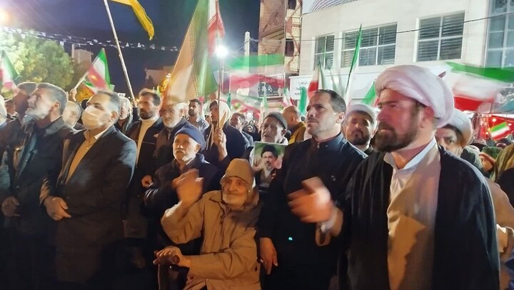 تصاویر/ موج هشتادم جهاد مقدس خیابانی مردم ولایت‌مدار خرمدره