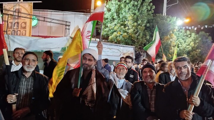 تصاویر/ موج هشتادم جهاد مقدس خیابانی مردم ولایت‌مدار خرمدره