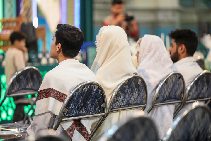 تصاویر/ جشن ازدواج طلبگی با حضور زوج‌های طلبه برادر و خواهر حوزه علمیه استان یزد برگزار شد
