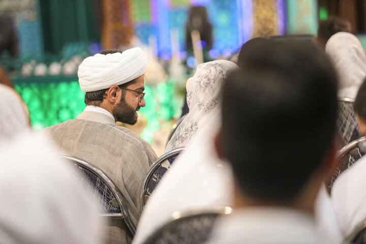 تصاویر/ جشن ازدواج طلبگی با حضور زوج‌های طلبه برادر و خواهر حوزه علمیه استان یزد برگزار شد