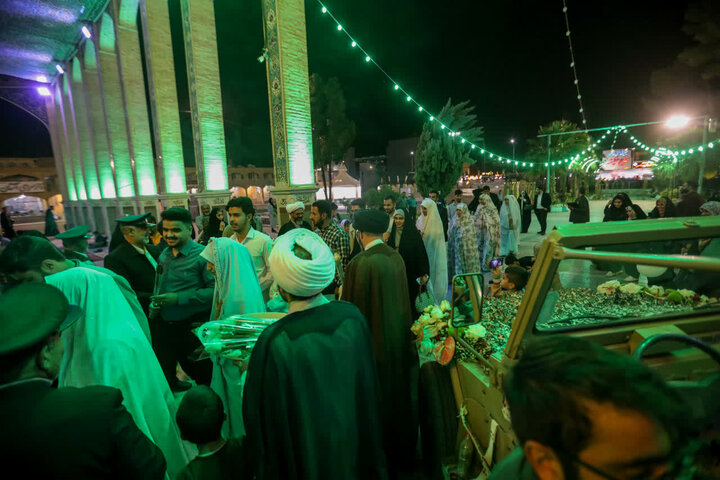 تصاویر/ جشن ازدواج طلبگی با حضور زوج‌های طلبه برادر و خواهر حوزه علمیه استان یزد برگزار شد