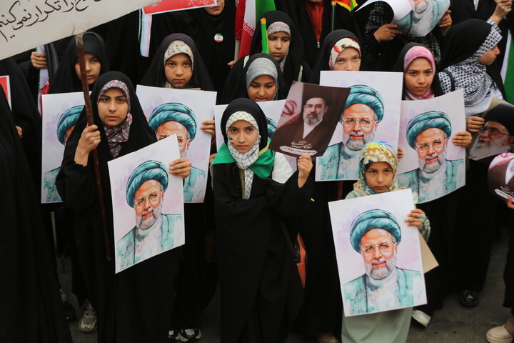تصاویر/ اجتماع بانوان اصفهانی در سالروز شهادت آیت الله رئیسی