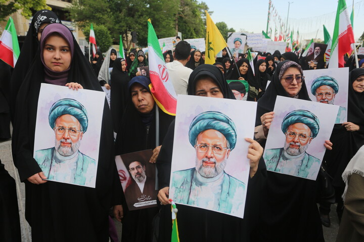 تصاویر/ اجتماع بانوان اصفهانی در سالروز شهادت آیت الله رئیسی