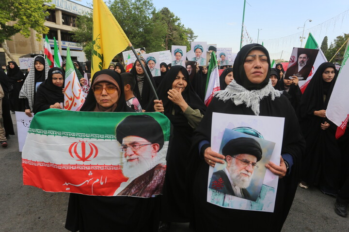 تصاویر/ اجتماع بانوان اصفهانی در سالروز شهادت آیت الله رئیسی