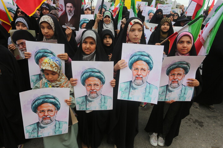 تصاویر/ اجتماع بانوان اصفهانی در سالروز شهادت آیت الله رئیسی
