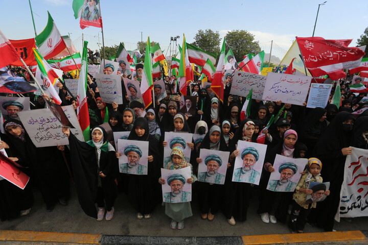تصاویر/ اجتماع بانوان اصفهانی در سالروز شهادت آیت الله رئیسی