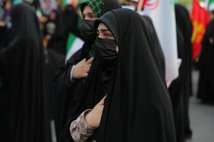 تصاویر/ اجتماع بانوان اصفهانی در سالروز شهادت آیت الله رئیسی