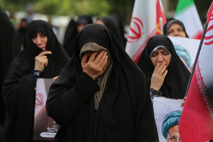 تصاویر/ اجتماع بانوان اصفهانی در سالروز شهادت آیت الله رئیسی