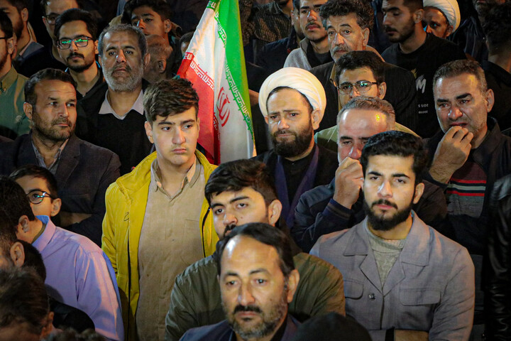 تصاویر/ وداع باشکوه مردم بهار با پیکر سرگرد پاسدار شهید نادر حمیدیان