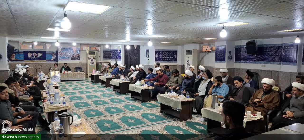 طلاب و روحانیون مدرسه امام موسی بن جعفر(ع) شهرستان بهبهان