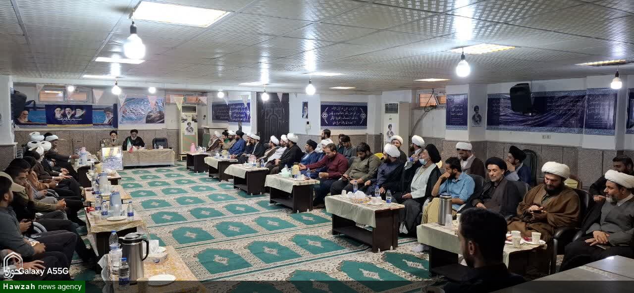 طلاب و روحانیون مدرسه امام موسی بن جعفر(ع) شهرستان بهبهان