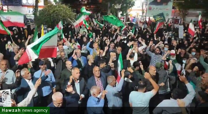 فیلم | خیابان انقلاب خرم آباد در موج هشتادم حماسه