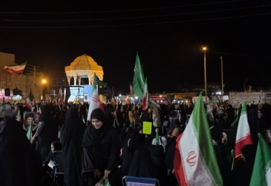 سروده حماسی و عارفانه بانوی برازجانی در مسیر آرمان حق‌طلبانه