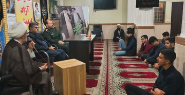 تصاویر/ برگزاری کُرسی ارائه نقد با محوریت «دفاع مقدس سوم» در مدرسه علمیه جلالیه آستانه اشرفیه