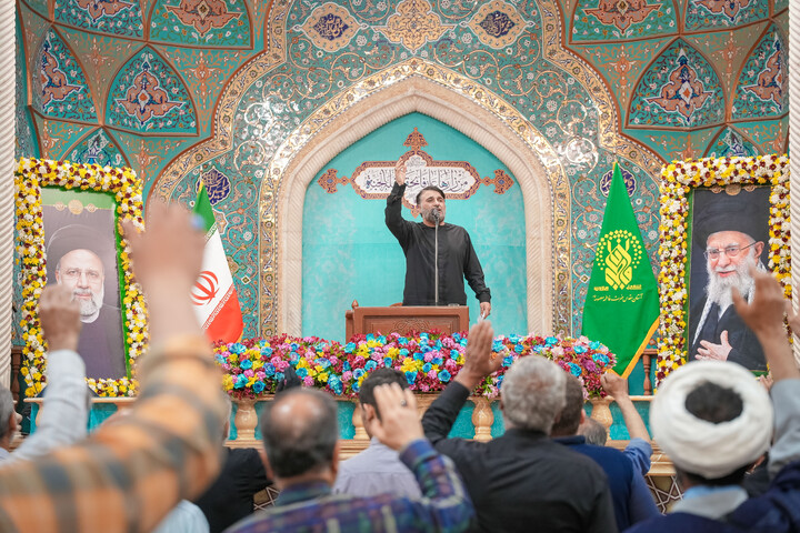 تصاویر/ مراسم دومین سالگرد شهادت سیدالشهدای خدمت شهید آیت الله رئیسی و شهدای خدمت در حرم حضرت معصومه سلام الله علیها