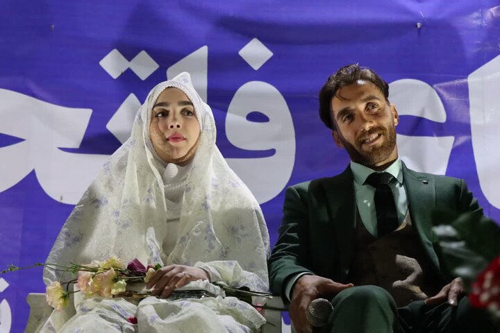 تصاویر/ آغاز زندگی مشترک سه زوج خوشبخت در تجمع مردمی شهرستان نور