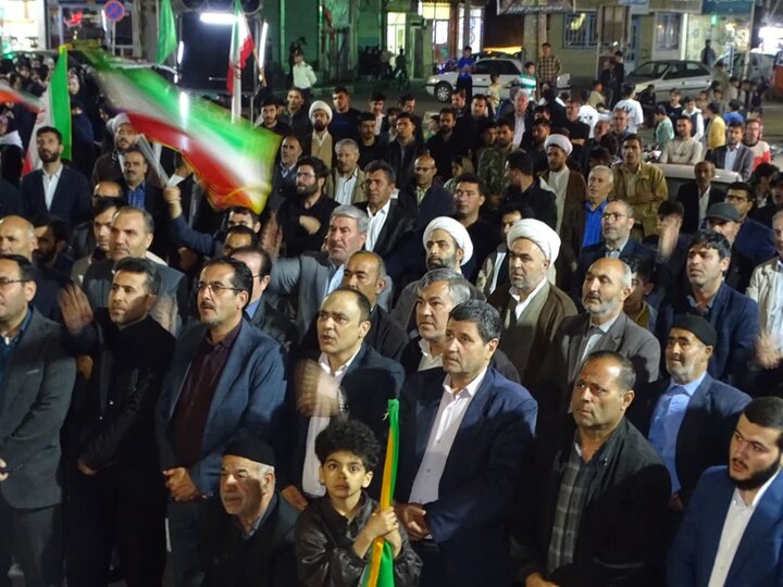 تصاویر/ تجمعات مردمی شهرستان چهاربرج در هشتاد و یکمین شب از شب های اقتدار