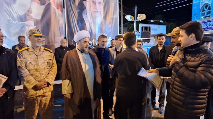 تصاویر/ اجتماع بزرگ مردم ترکمنچای در دفاع از انقلاب و کشور