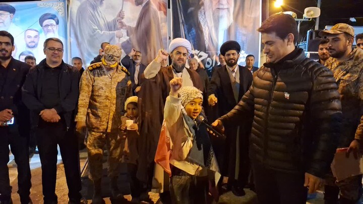 تصاویر/ اجتماع بزرگ مردم ترکمنچای در دفاع از انقلاب و کشور