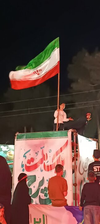 تصاویر/راهپیمایی و تجمع حماسی مردم ساوه در شب هشتاد و یکم