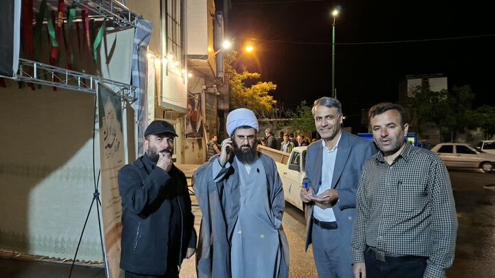تصاویر / برپایی میز خدمت در شب‌های اقتدار فامنین