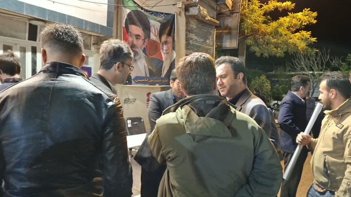 تصاویر / برپایی میز خدمت در شب‌های اقتدار فامنین
