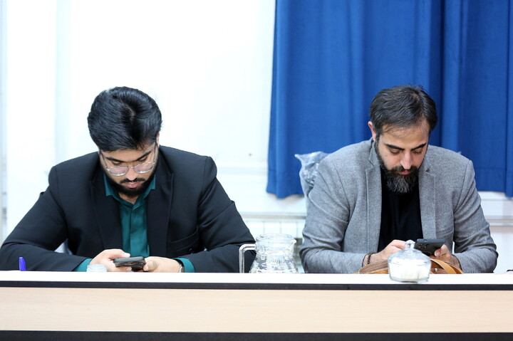 تصاویر/ نشست خبری قرارگاه جنگ ترکیبی بلاغ مبین حوزه‌های علمیه