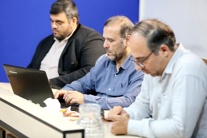 تصاویر/ نشست خبری قرارگاه جنگ ترکیبی بلاغ مبین حوزه‌های علمیه