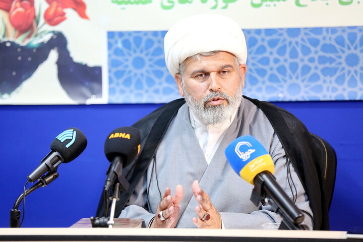 تصاویر/ نشست خبری قرارگاه جنگ ترکیبی بلاغ مبین حوزه‌های علمیه