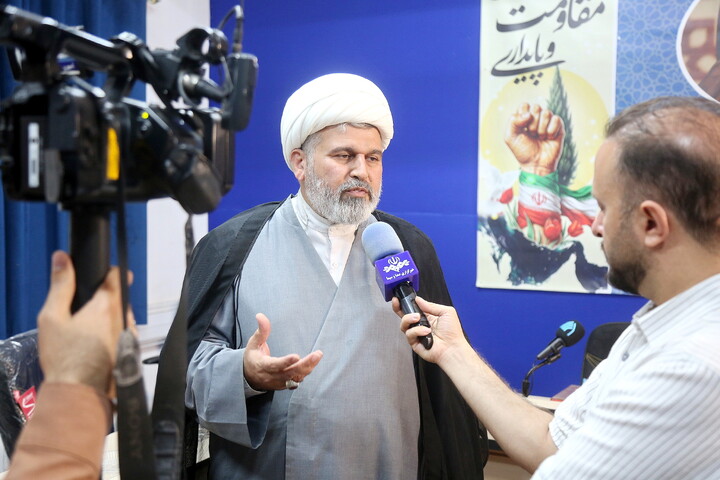 تصاویر/ نشست خبری قرارگاه جنگ ترکیبی بلاغ مبین حوزه‌های علمیه
