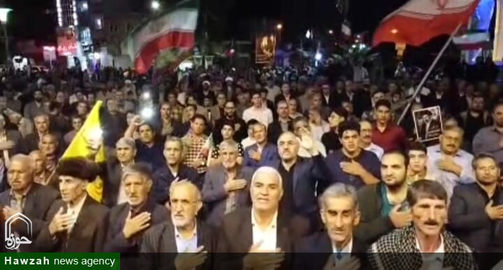 فیلم | اجتماع کوهدشتی ها در شب هشتاد و یکم دفاع از وطن