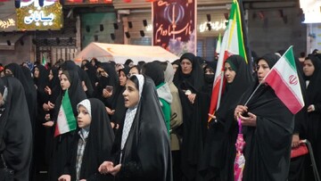 تصاویر/ استمرار تجمعات شبانه در شهرستان چالدران