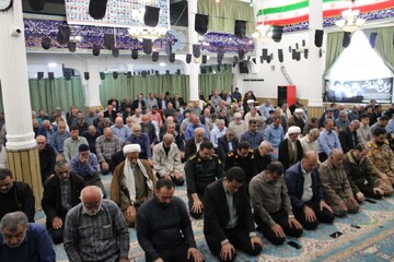 تصاویر/ نماز عبادی سیاسی جمعه شهرستان عباس آباد