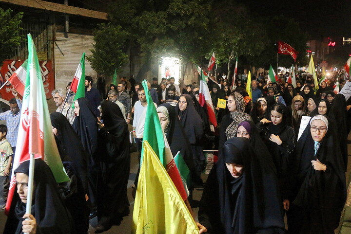 تصاویر/ خروش انقلابی مردم نیروگاه قم