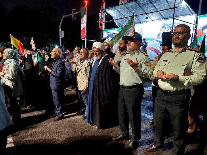 اجتماع پرشور مردم انقلابی دولت آباد شهر ری