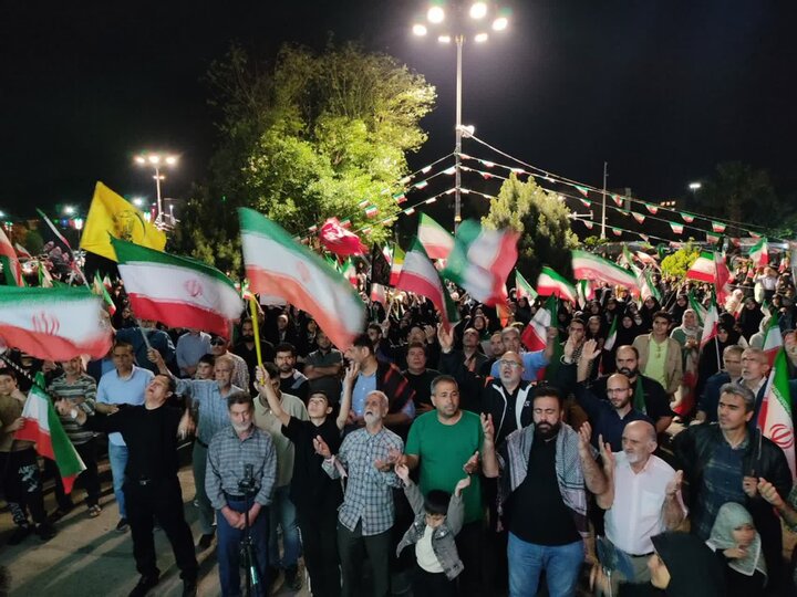 اجتماع پرشور مردم انقلابی دولت آباد شهر ری