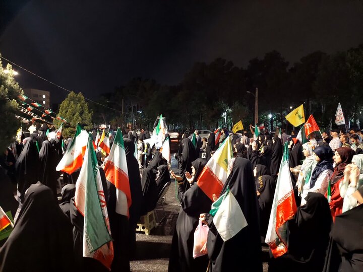 اجتماع پرشور مردم انقلابی دولت آباد شهر ری