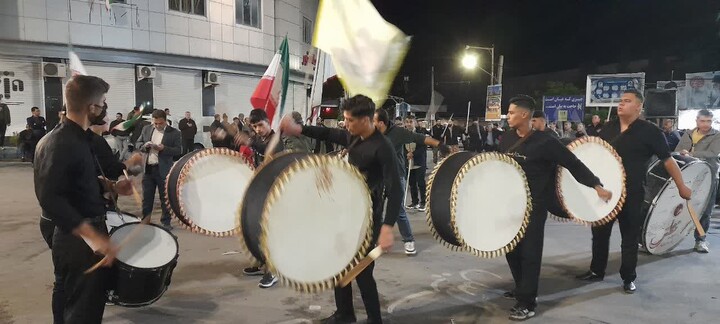 تصاویر/ هشتاد و یکمین شب حماسه حضور اسکوی ها در خیابان‌ها و میدان‌های شهر