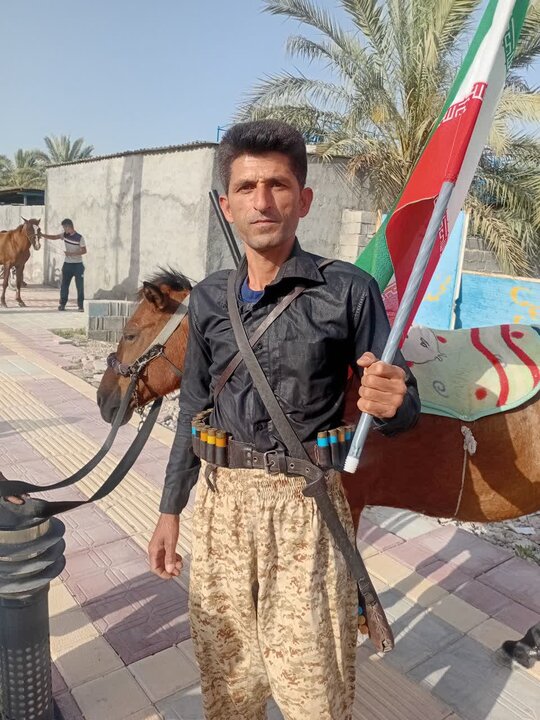تصاویر/ رژه تراکتوری در روستای نظرآقا