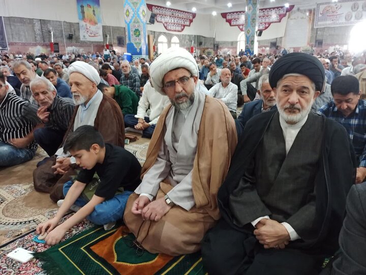 تصاویر/ نمازعبادی سیلسی جمعه کاشان