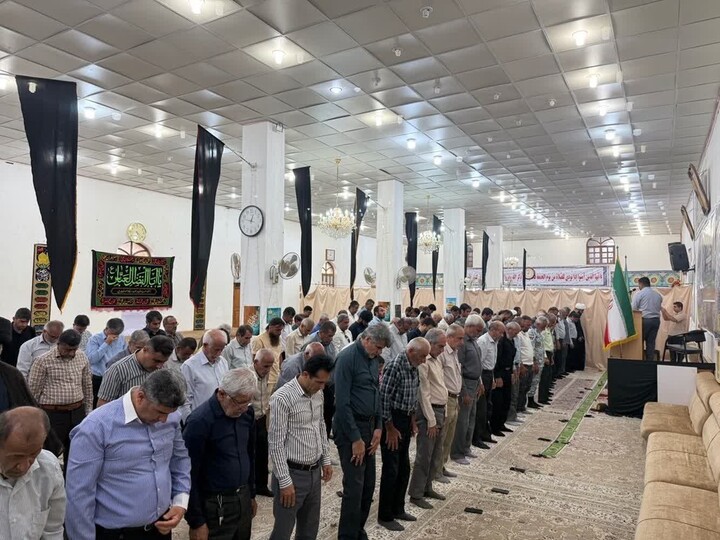 نماز جمعه بندرریگ به روایت تصویر